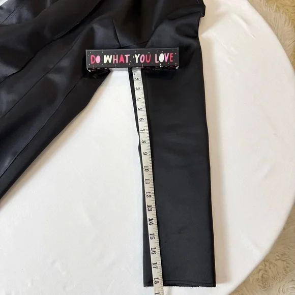 NWT Carolina Herrera Black Snap Blazer Raw Edge Sz 8 - Picture 11 of 16